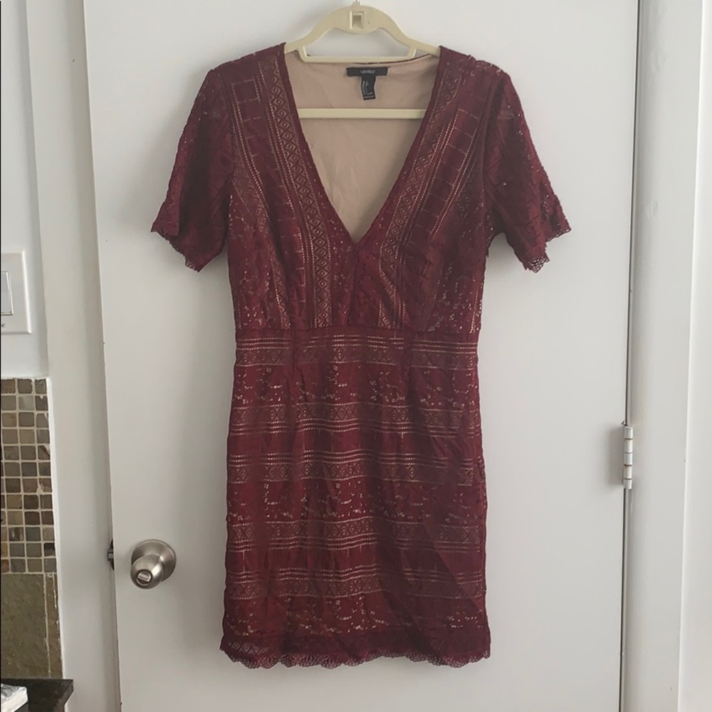 Forever 21 Maroon Dress